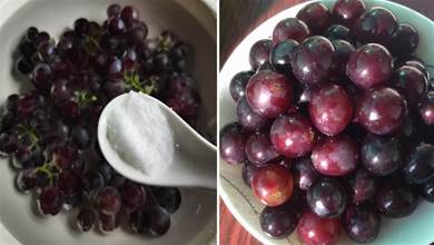 葡萄只用鹽和麵粉洗，等于吃蟲卵，教你技巧，蟲卵農藥殘留全跑光