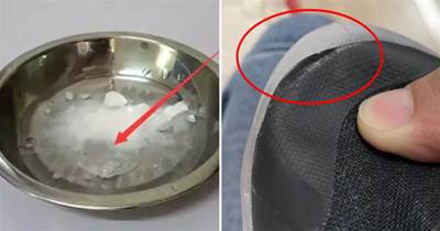 「鞋底」脫膠別急著扔，牙膏加小蘇打就能自製鞋膠，比膠水粘得牢，穿爛都不開膠，太實用了