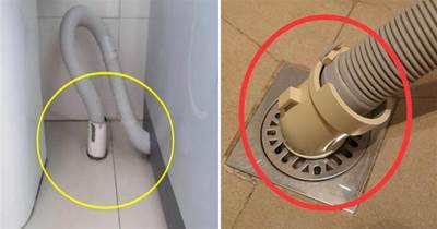 洗衣機排水管直接插在地漏裡？趕緊撥出來，教你正確的做法，解決了家裡大煩惱！